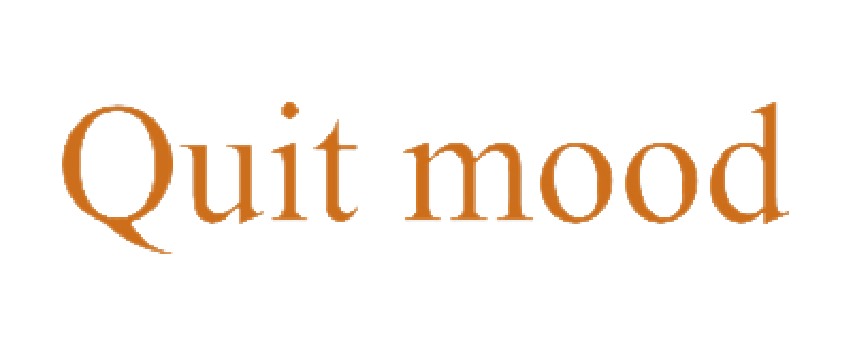 Quit mood（戒心情）商标图样